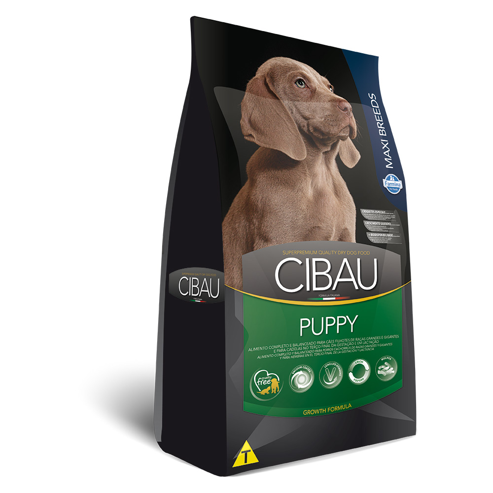 Ração Cibau Puppy para filhotes de raça grande