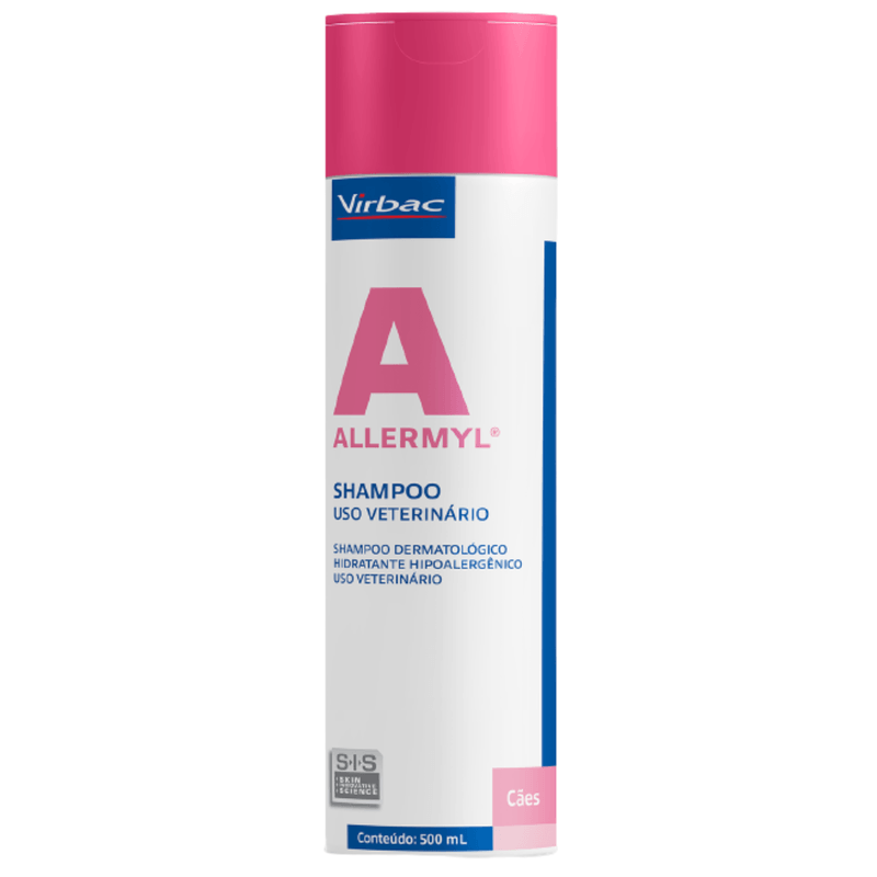 Shampoo Virbac Allermyl para cães 500ml