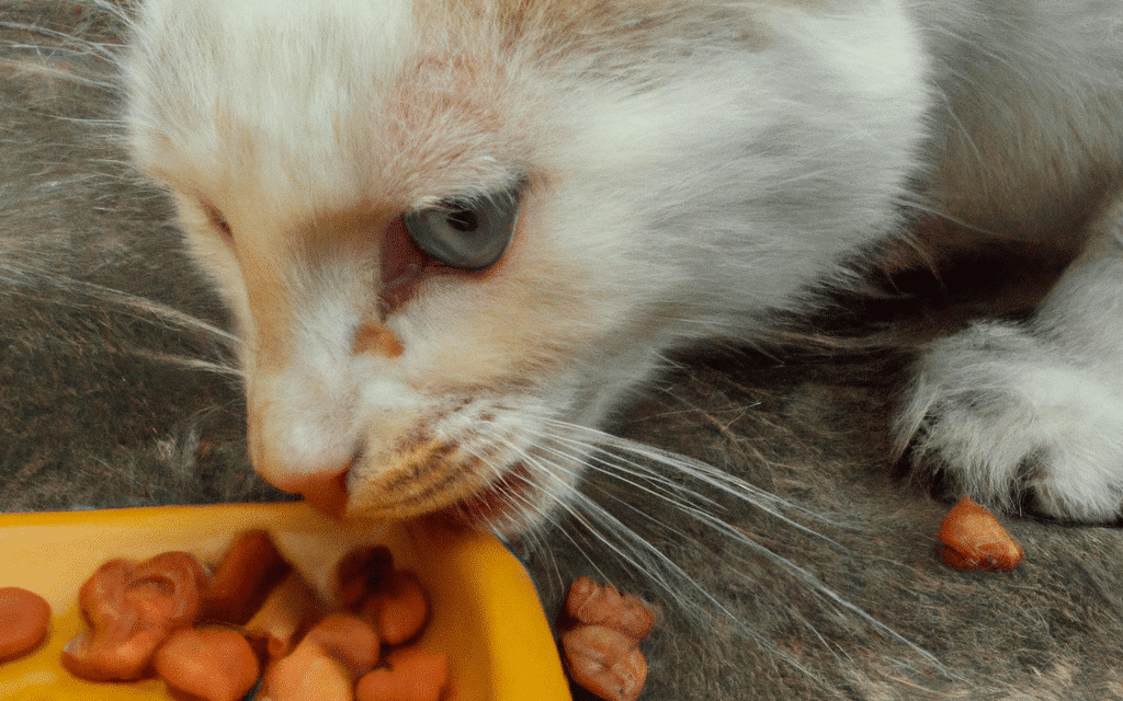 Melhor ração para gatos / Gato se alimentando de ração